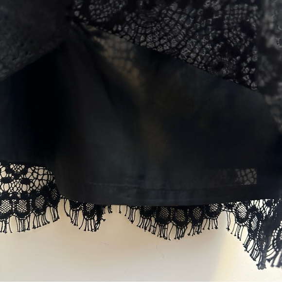 Shoshanna Black Lace Balconette Cocktail Dress - Picture 8 of 10